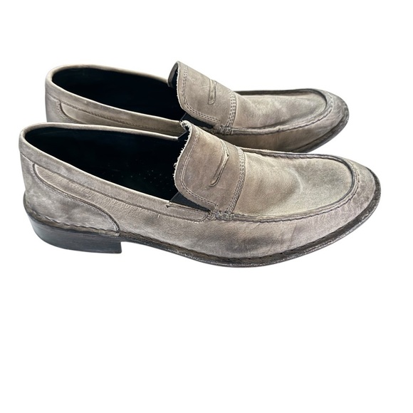 Kenneth Cole Suede Loafers Men’s US 9.5 Gray Slip On Dress Casual Shoes main image 8